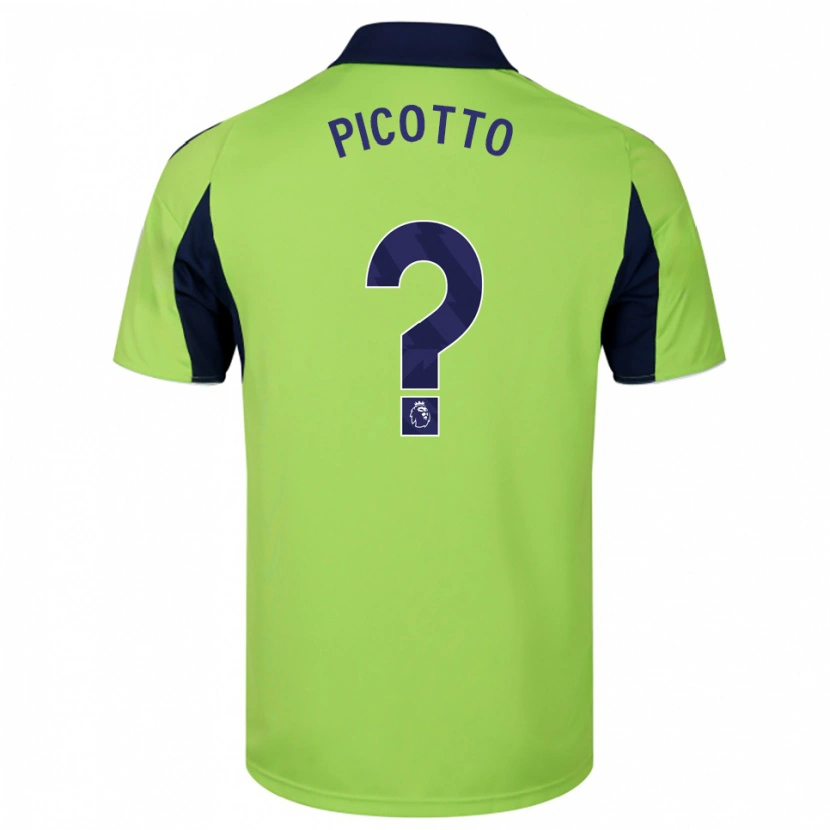 Danxen Herren Luca Picotto #0 Grün Marineblau Weiß Auswärtstrikot Trikot 2025/26 T-Shirt