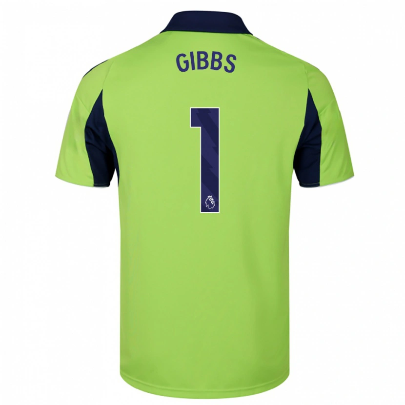 Danxen Herren Frankie Gibbs #1 Grün Marineblau Weiß Auswärtstrikot Trikot 2025/26 T-Shirt