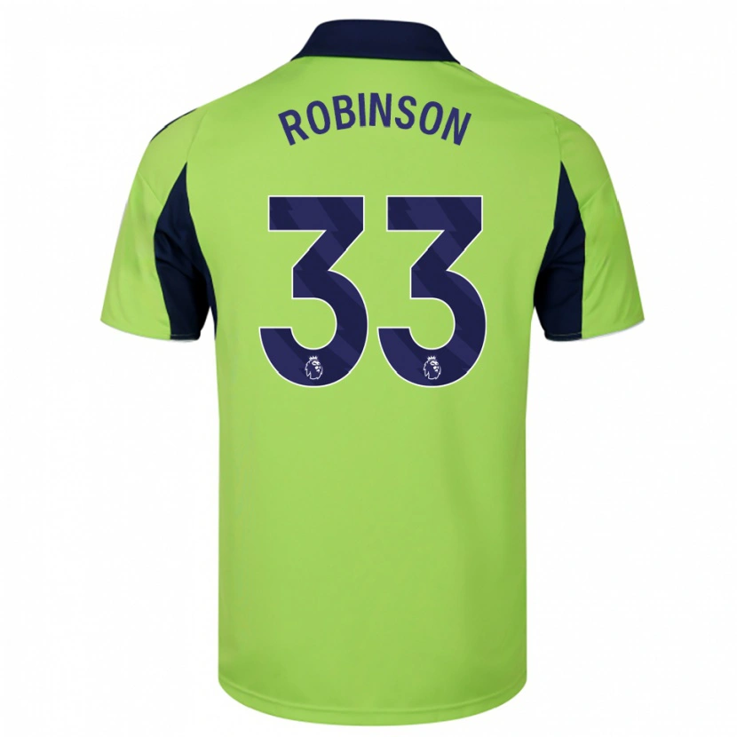Danxen Herren Antonee Robinson #33 Grün Marineblau Weiß Auswärtstrikot Trikot 2025/26 T-Shirt