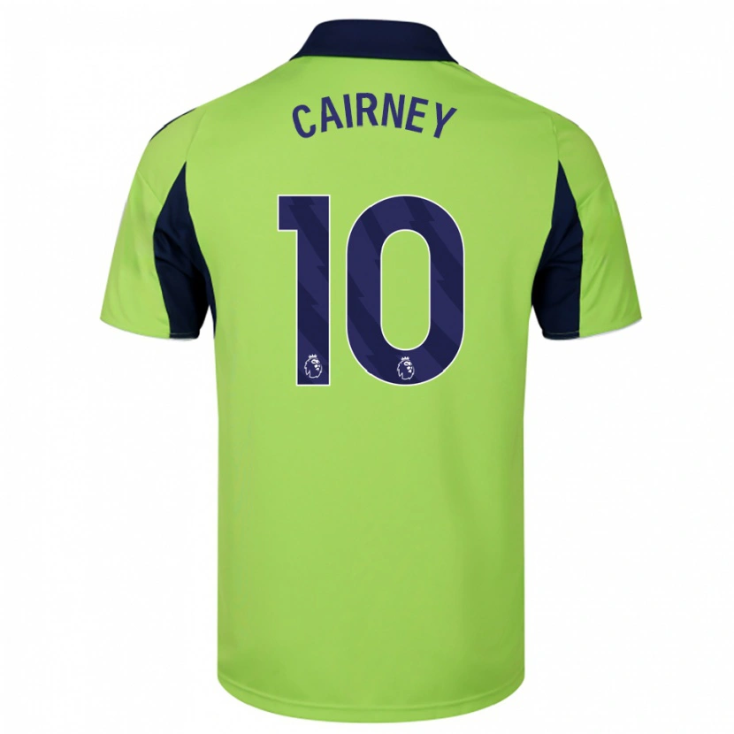 Danxen Herren Tom Cairney #10 Grün Marineblau Weiß Auswärtstrikot Trikot 2025/26 T-Shirt
