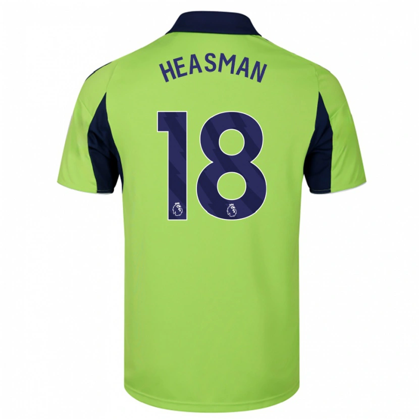 Danxen Herren Georgia Heasman #18 Grün Marineblau Weiß Auswärtstrikot Trikot 2025/26 T-Shirt