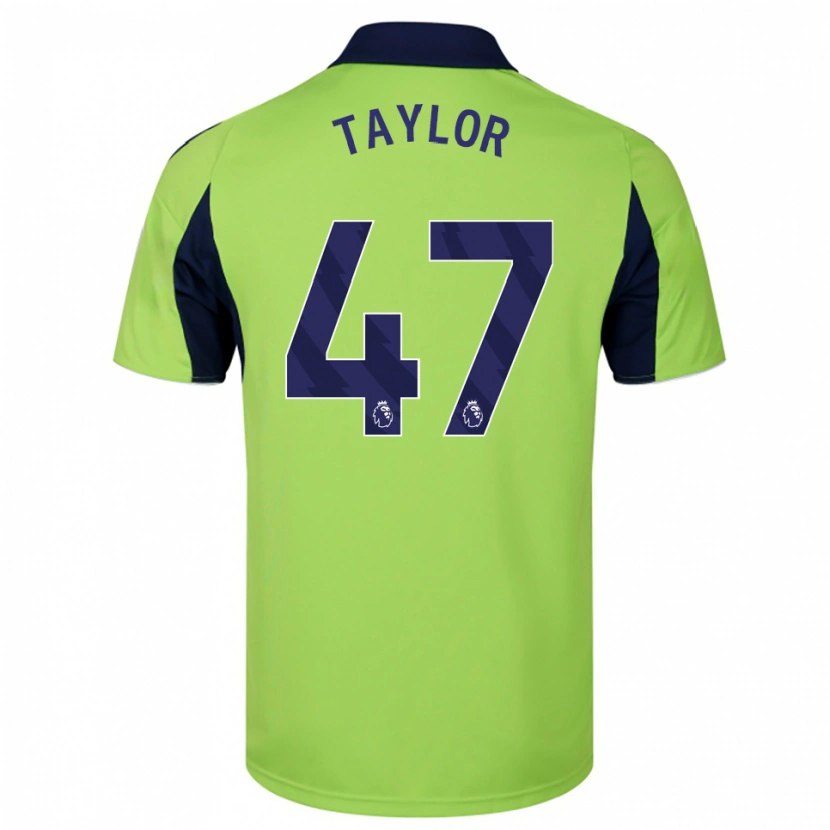 Danxen Herren Bo Taylor #47 Grün Marineblau Weiß Auswärtstrikot Trikot 2025/26 T-Shirt