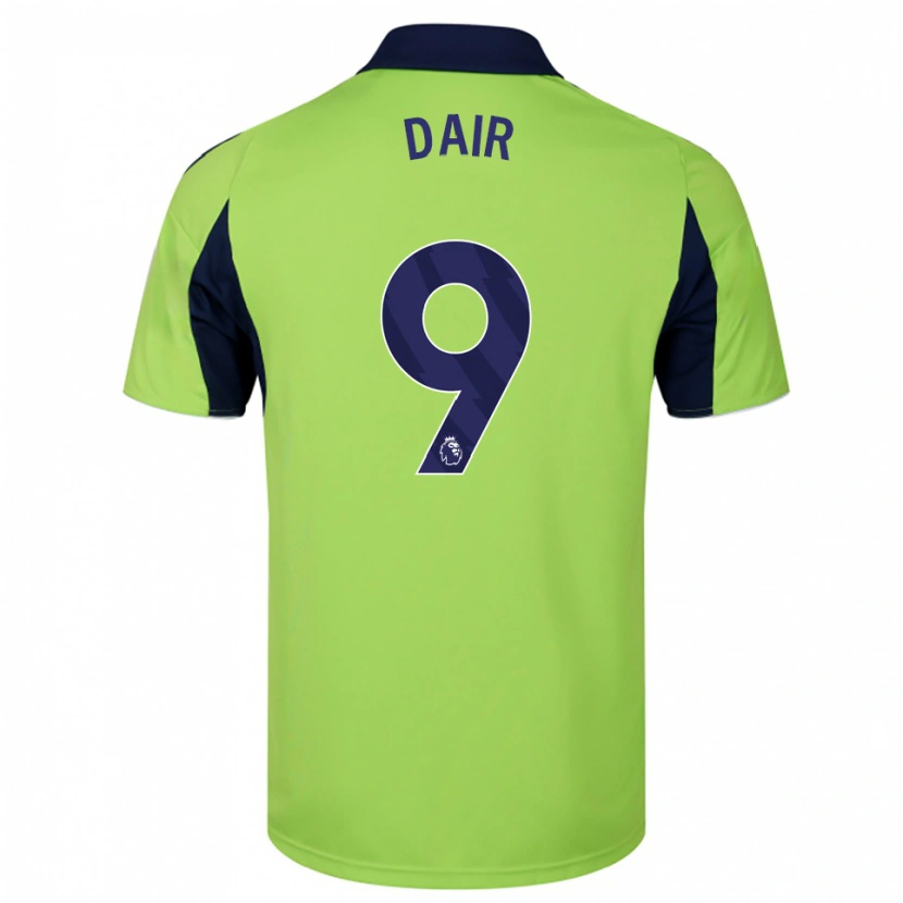 Danxen Herren Brodie Dair #9 Grün Marineblau Weiß Auswärtstrikot Trikot 2025/26 T-Shirt