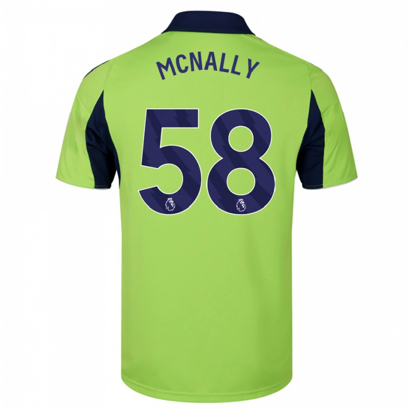 Danxen Herren Alfie Mcnally #58 Grün Marineblau Weiß Auswärtstrikot Trikot 2025/26 T-Shirt