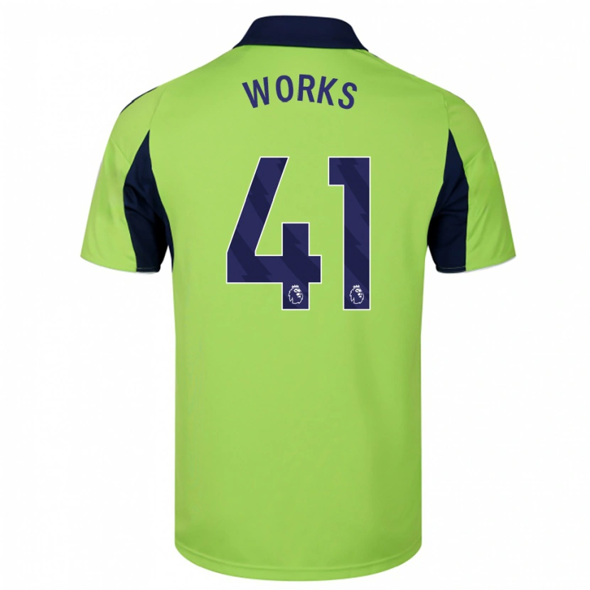 Danxen Herren Terrell Works #41 Grün Marineblau Weiß Auswärtstrikot Trikot 2025/26 T-Shirt