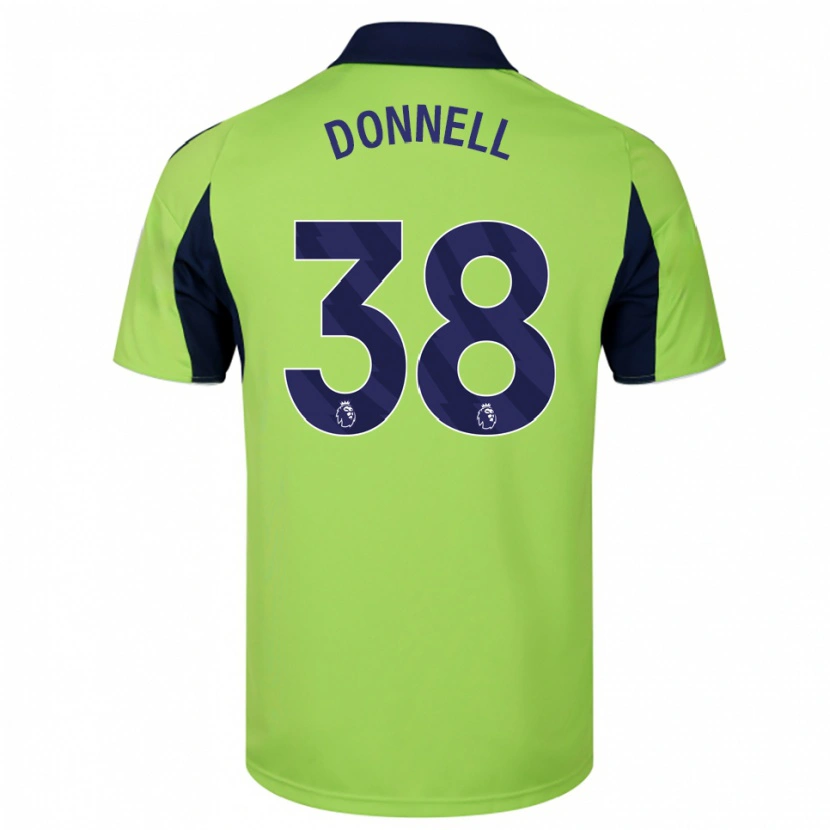 Danxen Herren Chris Donnell #38 Grün Marineblau Weiß Auswärtstrikot Trikot 2025/26 T-Shirt
