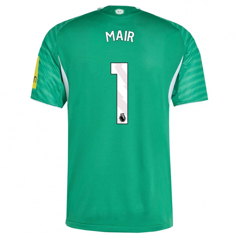 Danxen Herren George Mair #1 Grün Weiß Auswärtstrikot Trikot 2025/26 T-Shirt