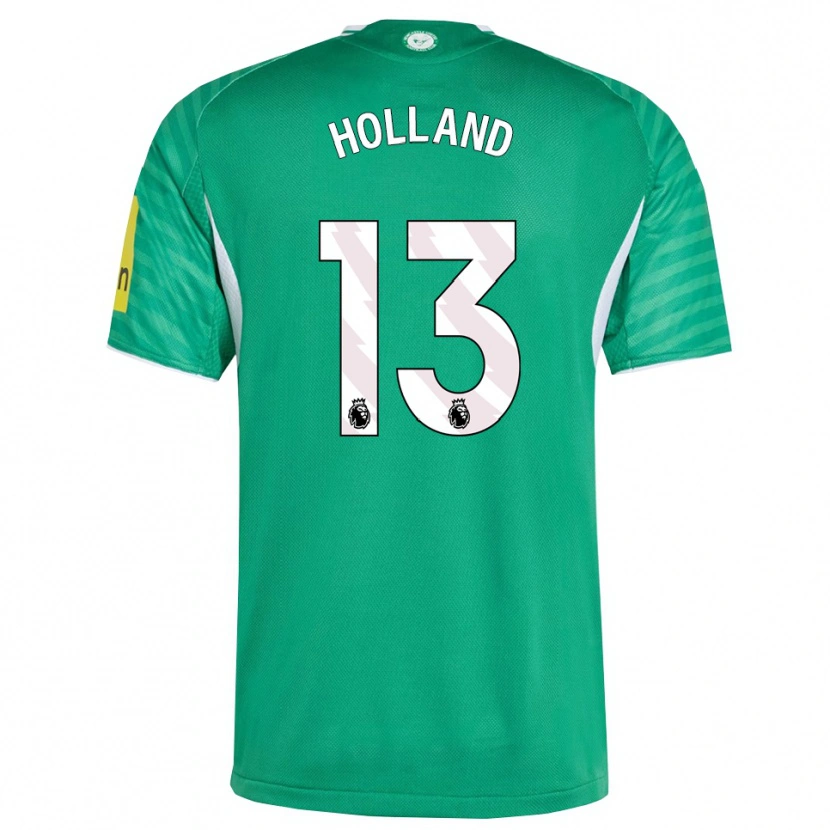 Danxen Herren Oliver Holland #13 Grün Weiß Auswärtstrikot Trikot 2025/26 T-Shirt