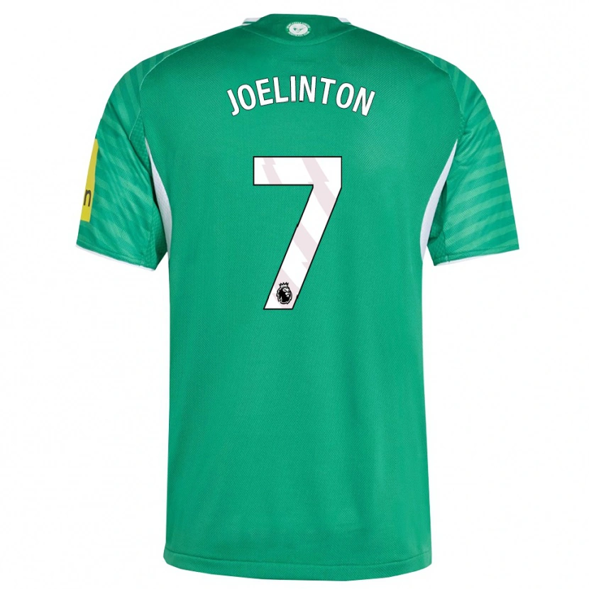 Danxen Herren Joelinton #7 Grün Weiß Auswärtstrikot Trikot 2025/26 T-Shirt