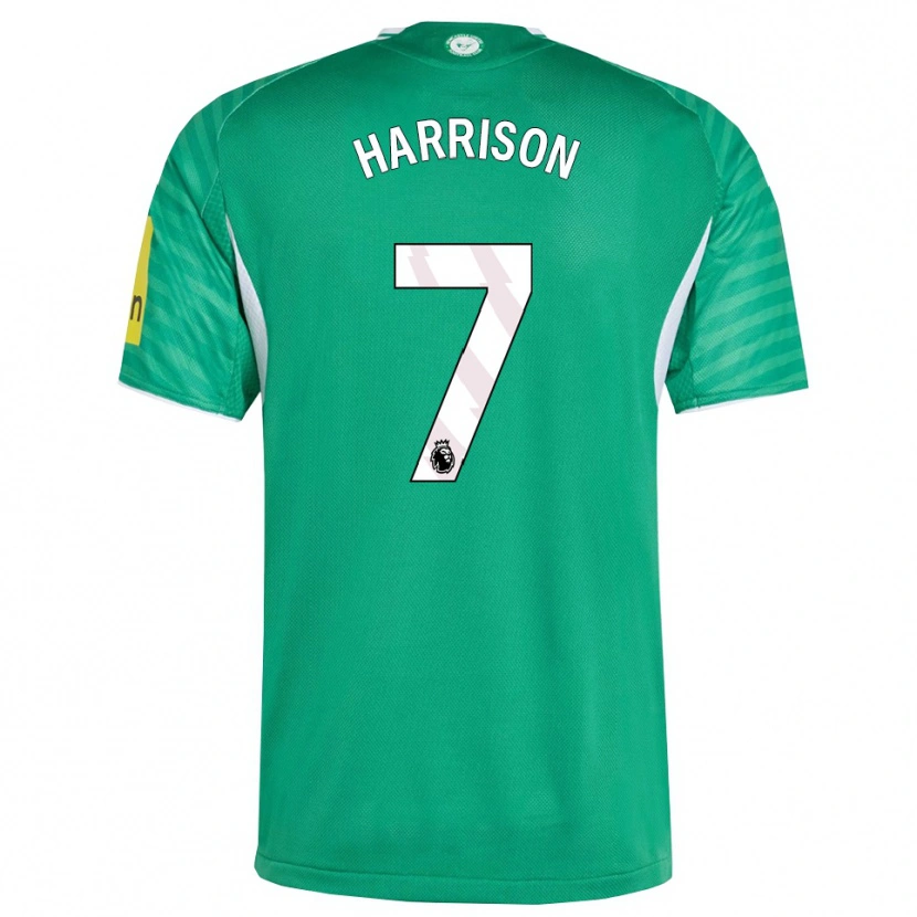Danxen Herren Alfie Harrison #7 Grün Weiß Auswärtstrikot Trikot 2025/26 T-Shirt