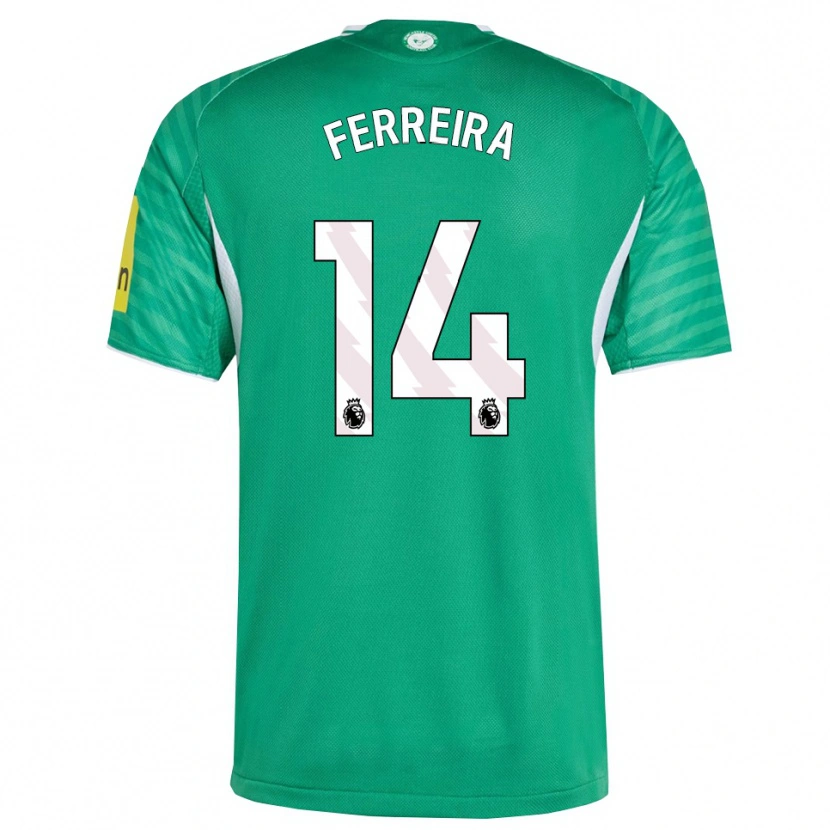 Danxen Herren Matheos Ferreira #14 Grün Weiß Auswärtstrikot Trikot 2025/26 T-Shirt
