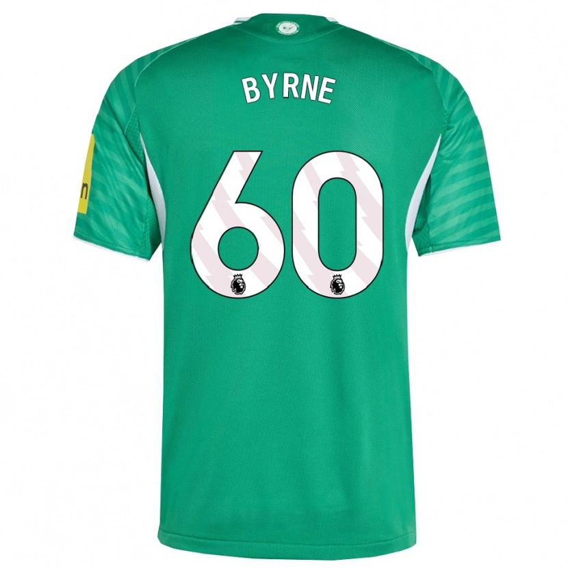 Danxen Herren Reece Byrne #60 Grün Weiß Auswärtstrikot Trikot 2025/26 T-Shirt