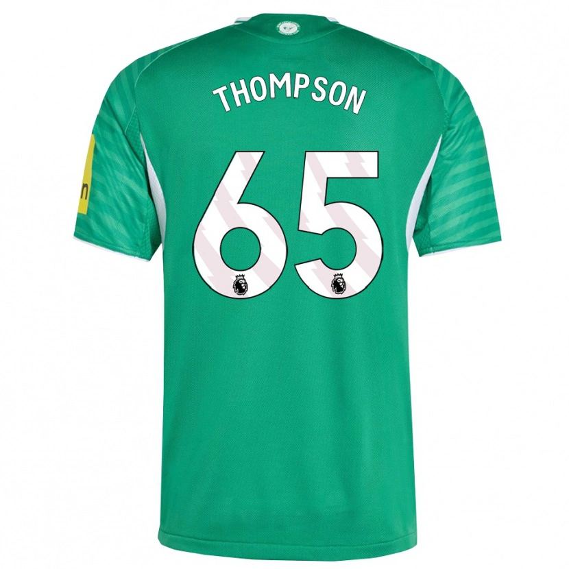 Danxen Herren Ciaran Thompson #65 Grün Weiß Auswärtstrikot Trikot 2025/26 T-Shirt