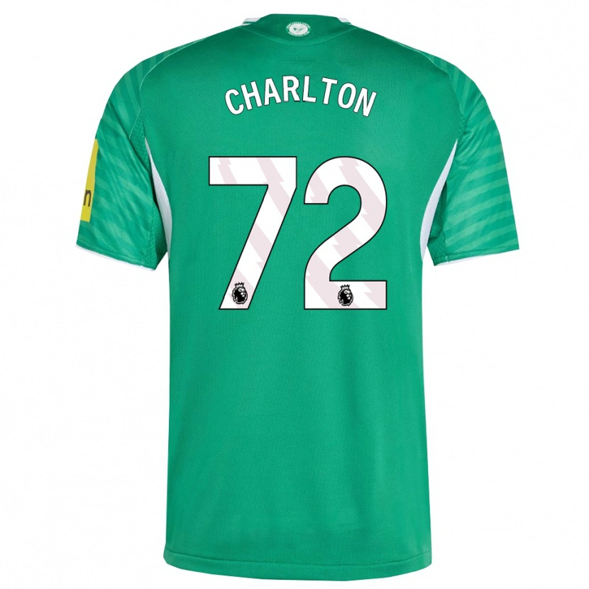 Danxen Herren Dylan Charlton #72 Grün Weiß Auswärtstrikot Trikot 2025/26 T-Shirt