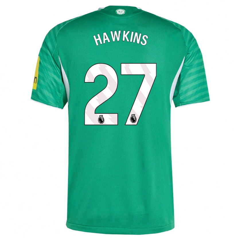 Danxen Herren Hannah Hawkins #27 Grün Weiß Auswärtstrikot Trikot 2025/26 T-Shirt