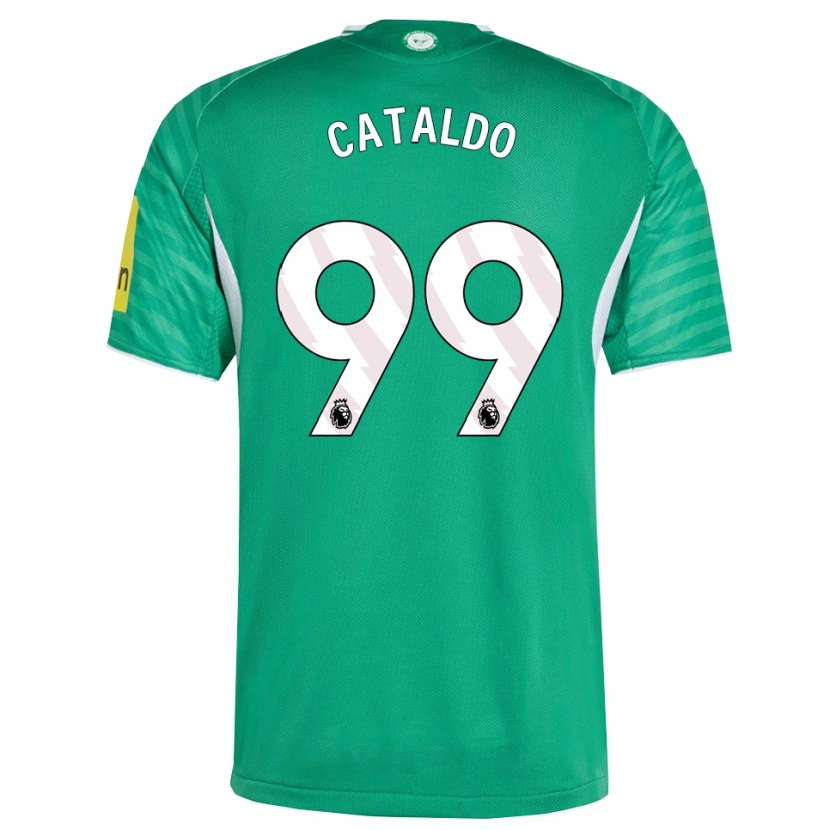 Danxen Herren Lia Cataldo #99 Grün Weiß Auswärtstrikot Trikot 2025/26 T-Shirt