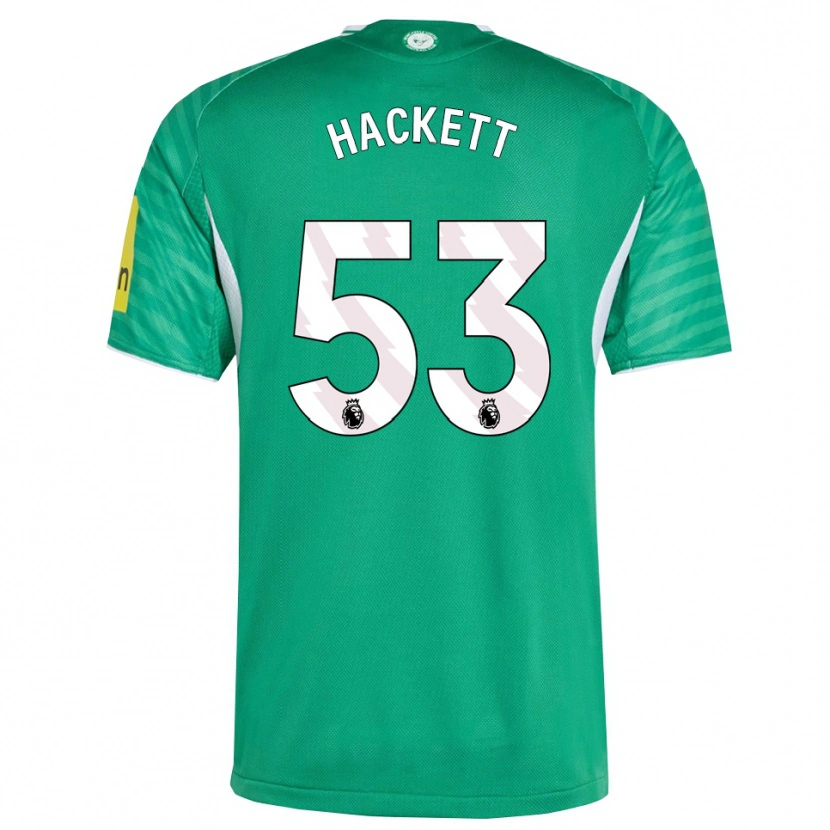 Danxen Herren Jordan Hackett #53 Grün Weiß Auswärtstrikot Trikot 2025/26 T-Shirt