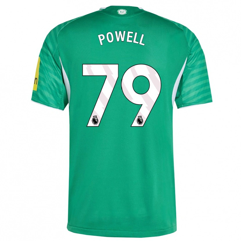 Danxen Herren Rory Powell #79 Grün Weiß Auswärtstrikot Trikot 2025/26 T-Shirt