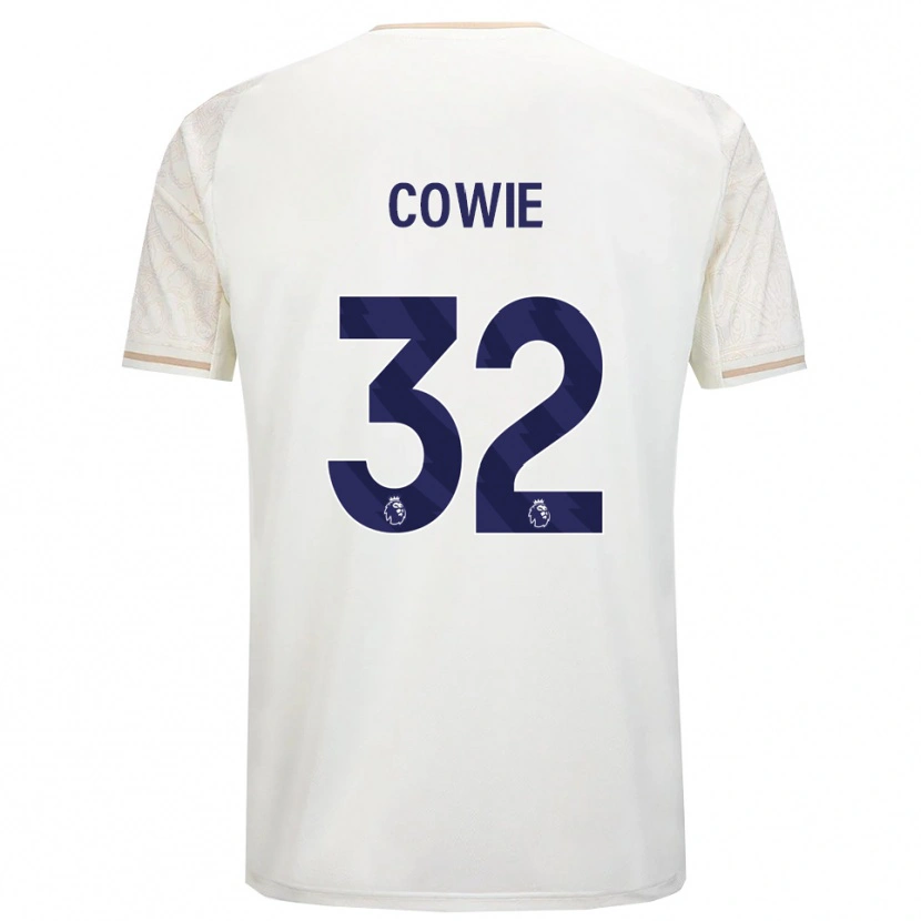 Danxen Herren Abi Cowie #32 Creme Weiß Schwarz Auswärtstrikot Trikot 2025/26 T-Shirt