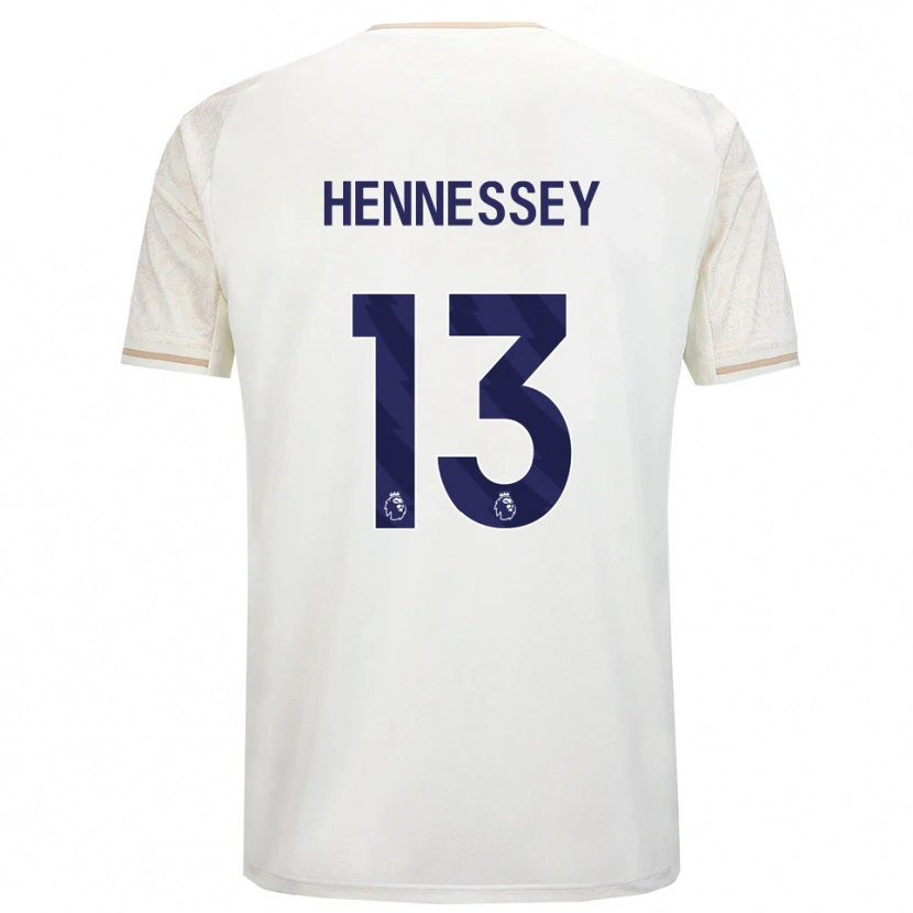 Danxen Herren Wayne Hennessey #13 Creme Weiß Schwarz Auswärtstrikot Trikot 2025/26 T-Shirt
