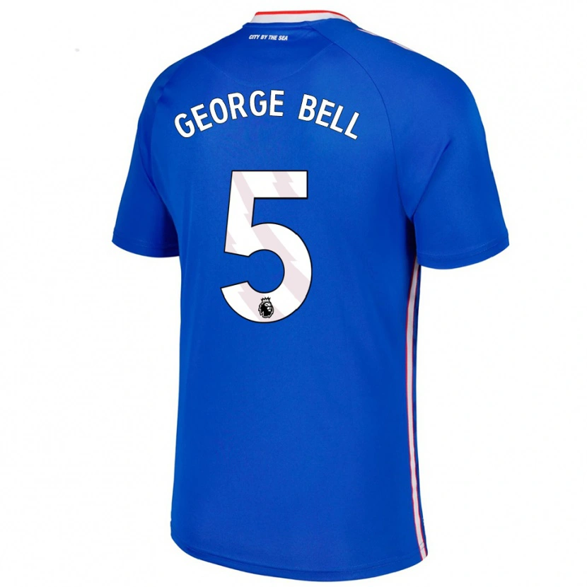 Danxen Herren George Bell #5 Blau Weiß Auswärtstrikot Trikot 2025/26 T-Shirt