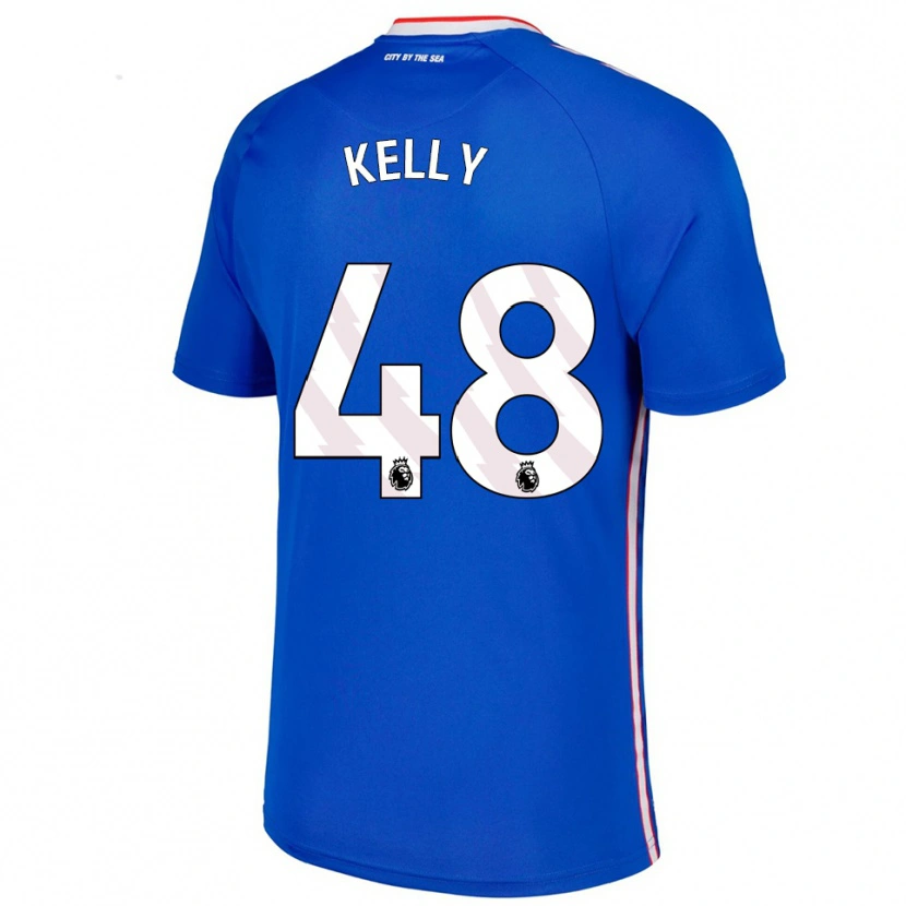 Danxen Herren Caden Kelly #48 Blau Weiß Auswärtstrikot Trikot 2025/26 T-Shirt