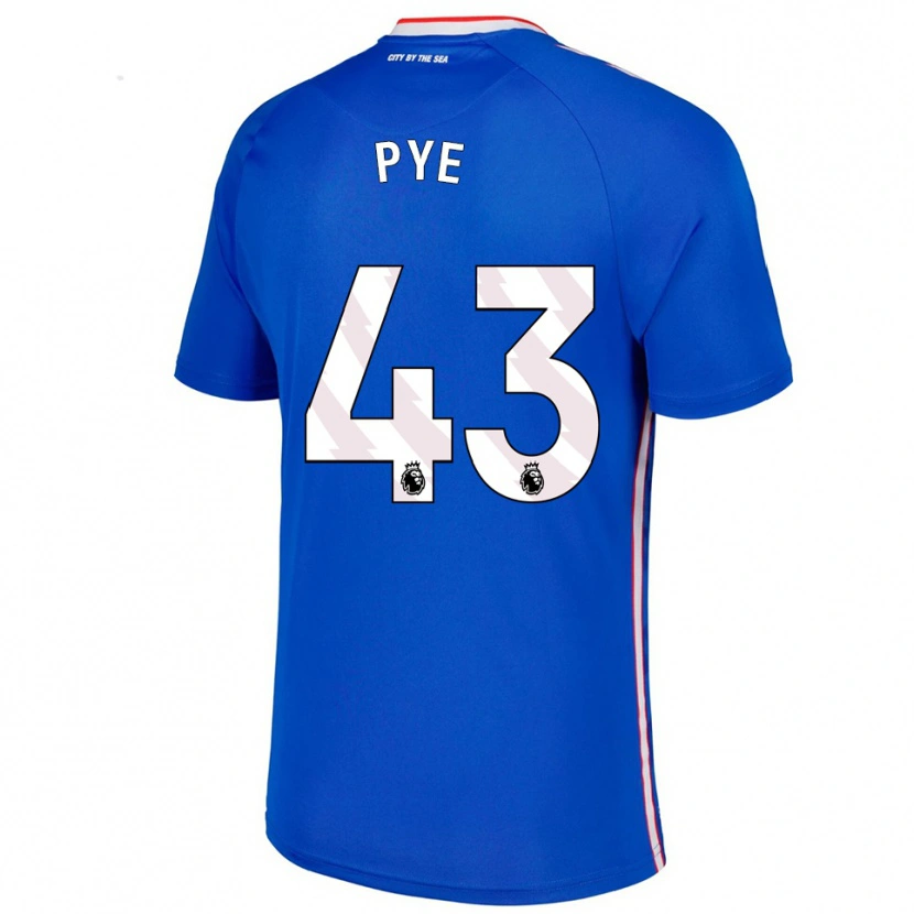 Danxen Herren Connor Pye #43 Blau Weiß Auswärtstrikot Trikot 2025/26 T-Shirt