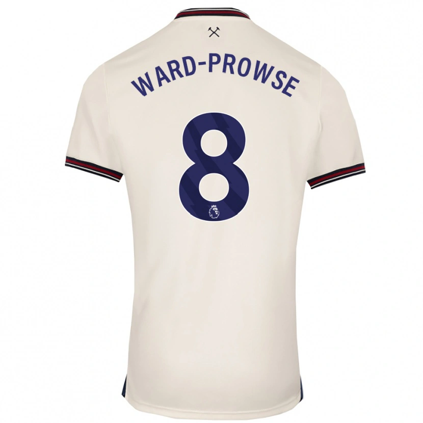 Danxen Herren James Ward-Prowse #8 Creme Weiß Auswärtstrikot Trikot 2025/26 T-Shirt