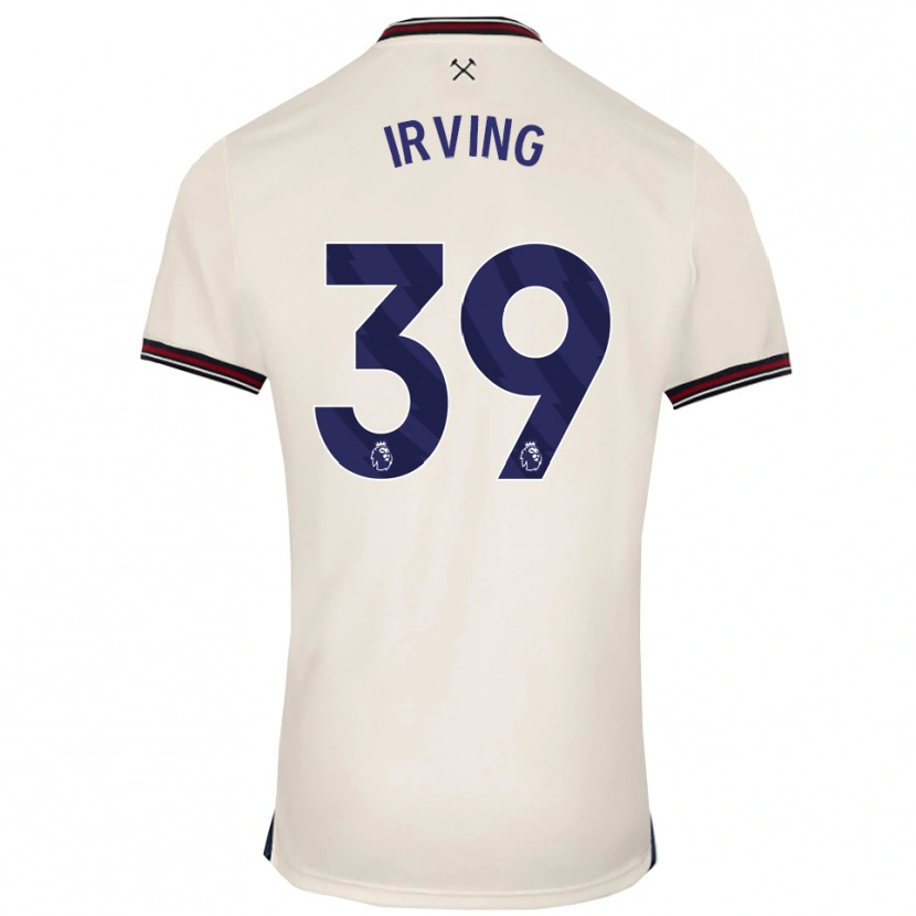 Danxen Herren Andrew Irving #39 Creme Weiß Auswärtstrikot Trikot 2025/26 T-Shirt