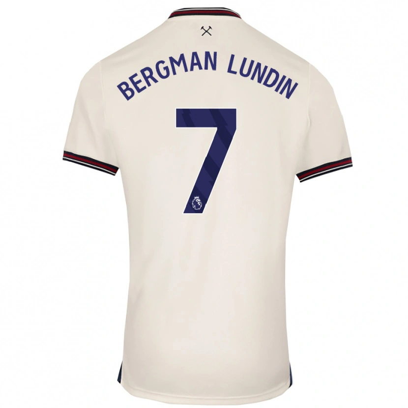 Danxen Herren Marika Bergman-Lundin #7 Creme Weiß Auswärtstrikot Trikot 2025/26 T-Shirt