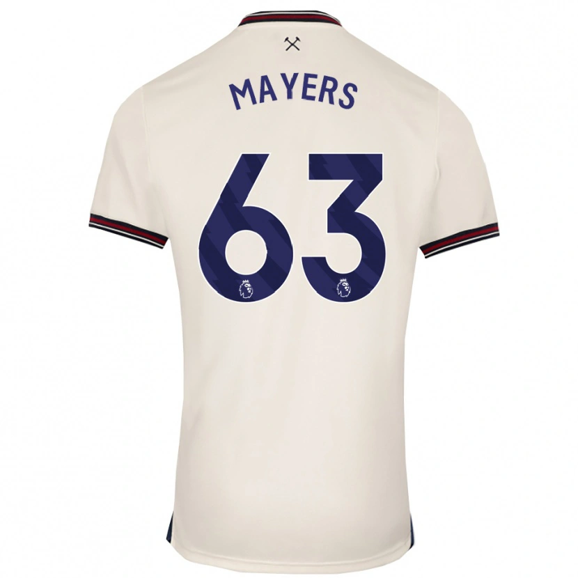 Danxen Herren Ezra Mayers #63 Creme Weiß Auswärtstrikot Trikot 2025/26 T-Shirt