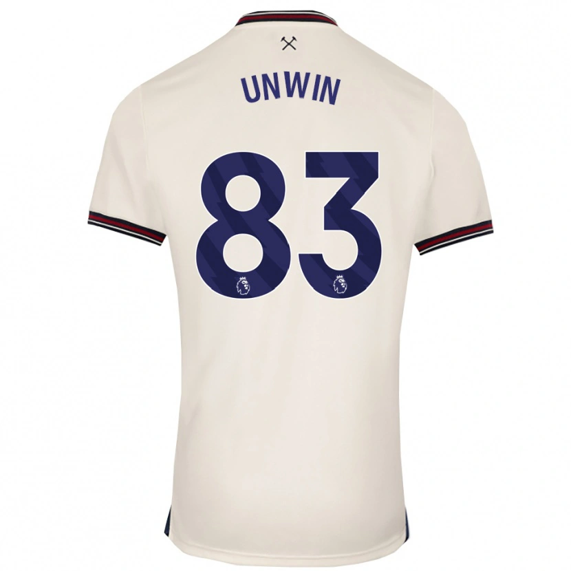 Danxen Herren Jonathan Unwin #83 Creme Weiß Auswärtstrikot Trikot 2025/26 T-Shirt