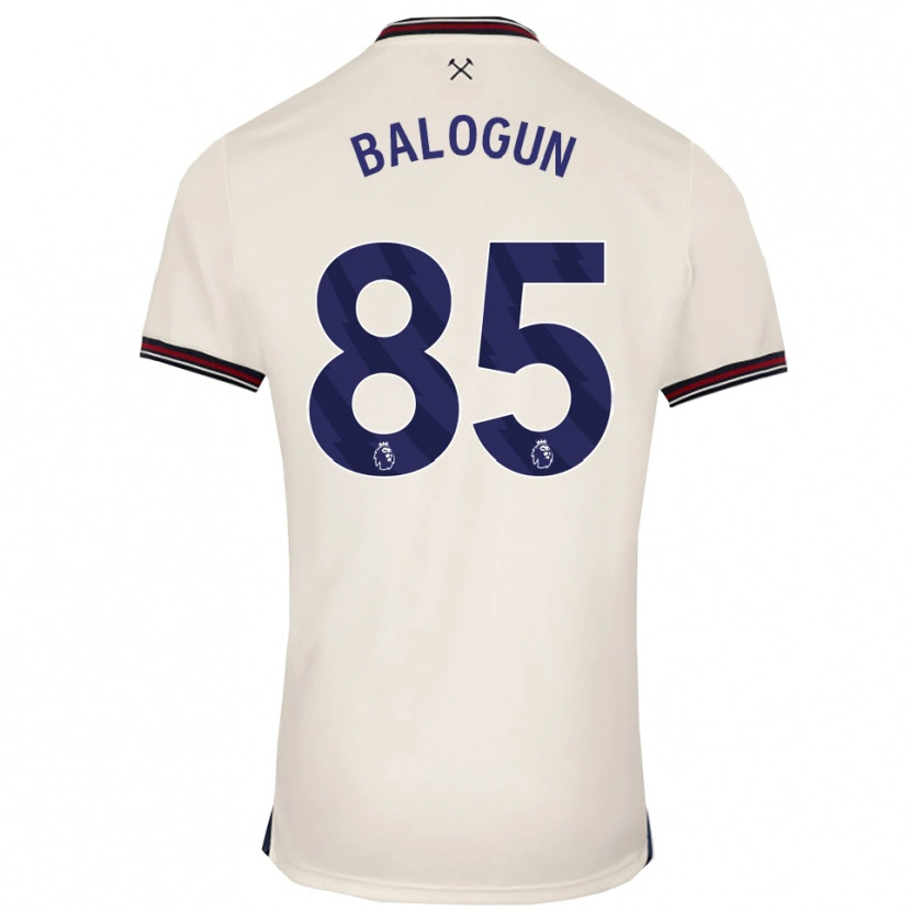 Danxen Herren Majid Balogun #85 Creme Weiß Auswärtstrikot Trikot 2025/26 T-Shirt