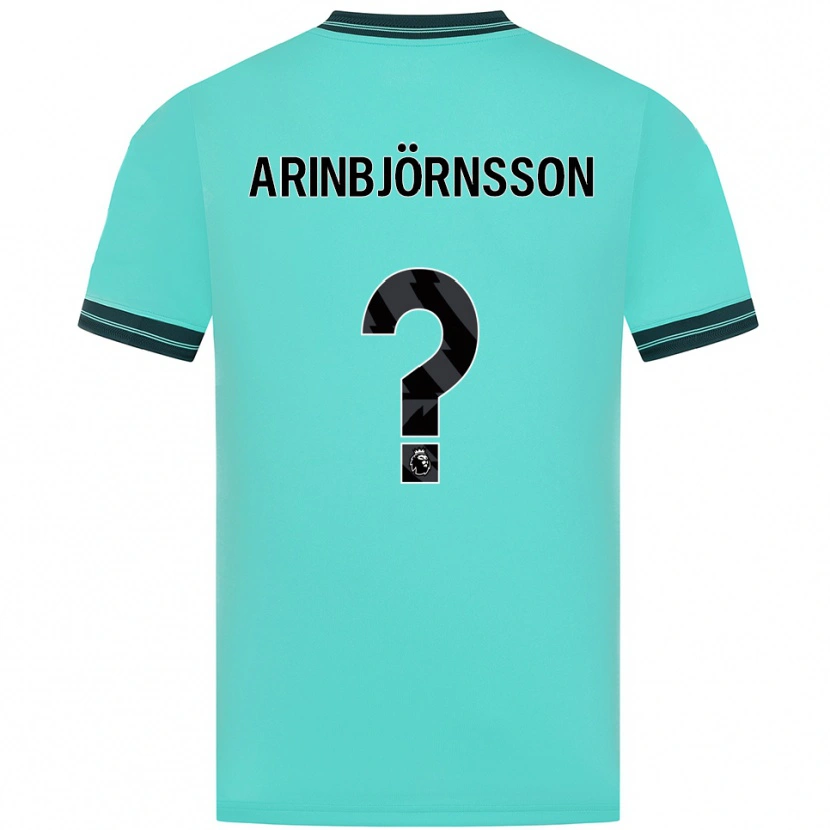 Danxen Herren Pálmi Rafn Arinbjörnsson #0 Himmelblau Grün Auswärtstrikot Trikot 2025/26 T-Shirt