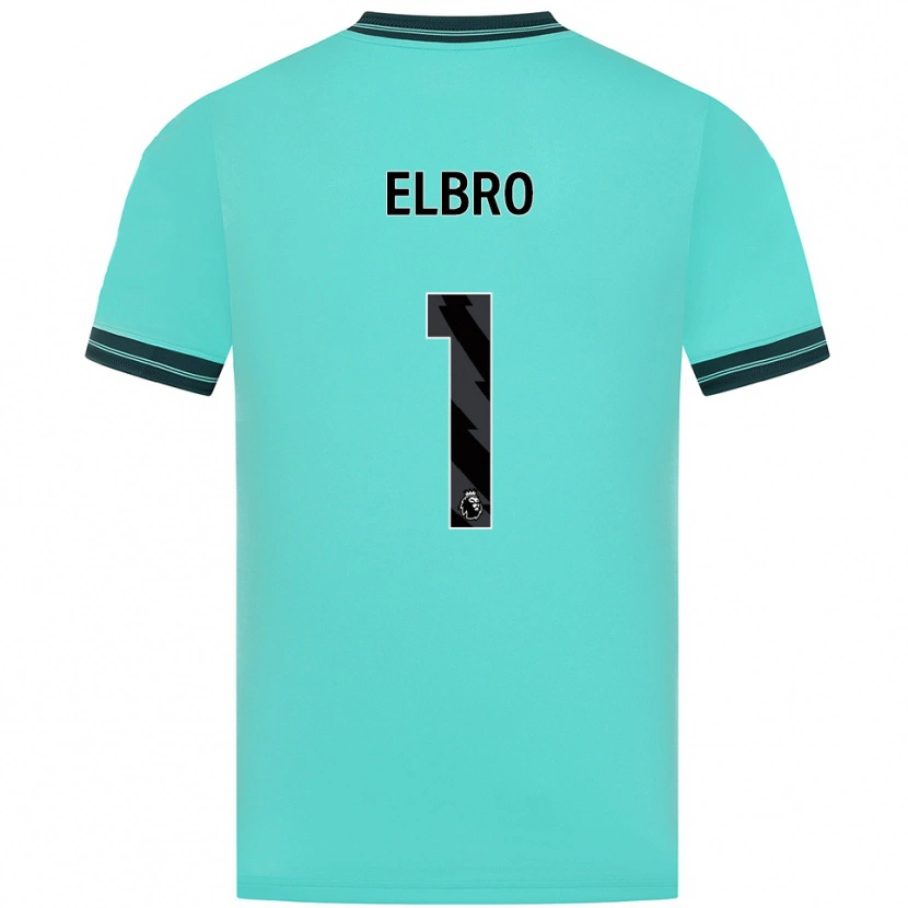 Danxen Herren Maddie Elbro #1 Himmelblau Grün Auswärtstrikot Trikot 2025/26 T-Shirt