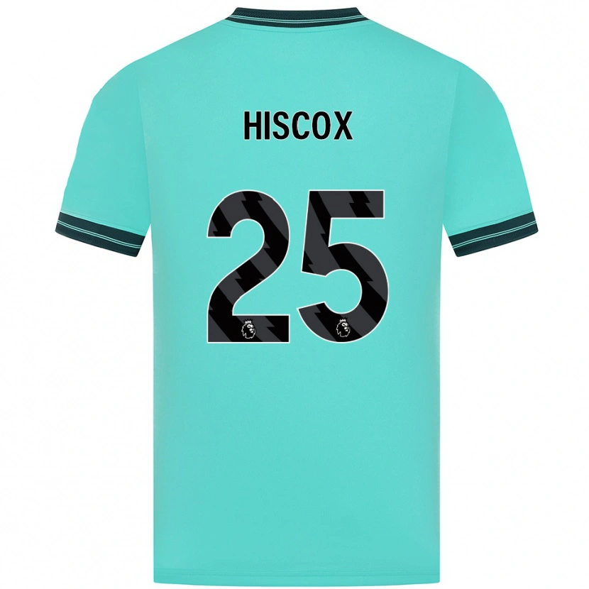 Danxen Herren Amelia Hiscox #25 Himmelblau Grün Auswärtstrikot Trikot 2025/26 T-Shirt