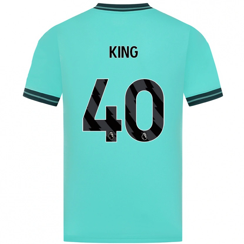 Danxen Herren Tom King #40 Himmelblau Grün Auswärtstrikot Trikot 2025/26 T-Shirt
