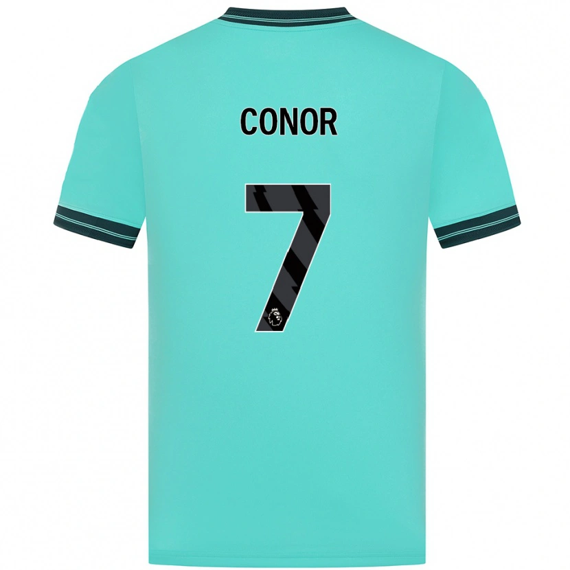 Danxen Herren Conor Mcleod #7 Himmelblau Grün Auswärtstrikot Trikot 2025/26 T-Shirt
