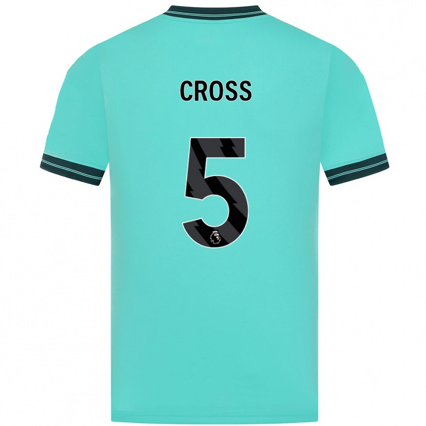 Danxen Herren Emma Cross #5 Himmelblau Grün Auswärtstrikot Trikot 2025/26 T-Shirt