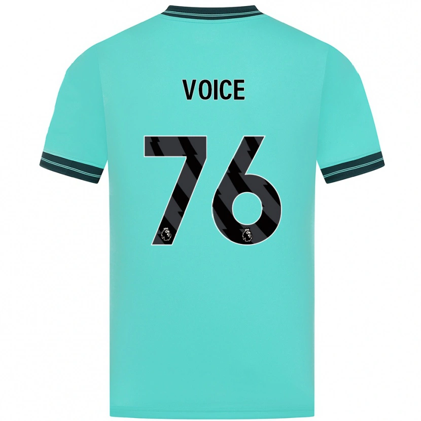 Danxen Herren Caden Voice #76 Himmelblau Grün Auswärtstrikot Trikot 2025/26 T-Shirt