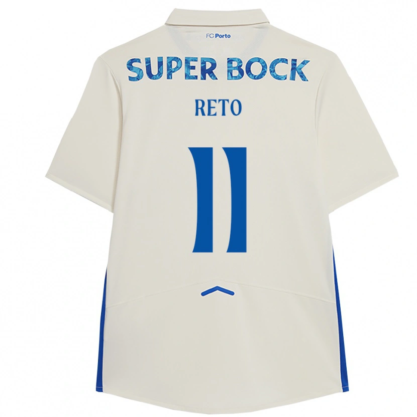 Danxen Herren Alice Reto #11 Weiß Blau Ausweichtrikot Trikot 2025/26 T-Shirt