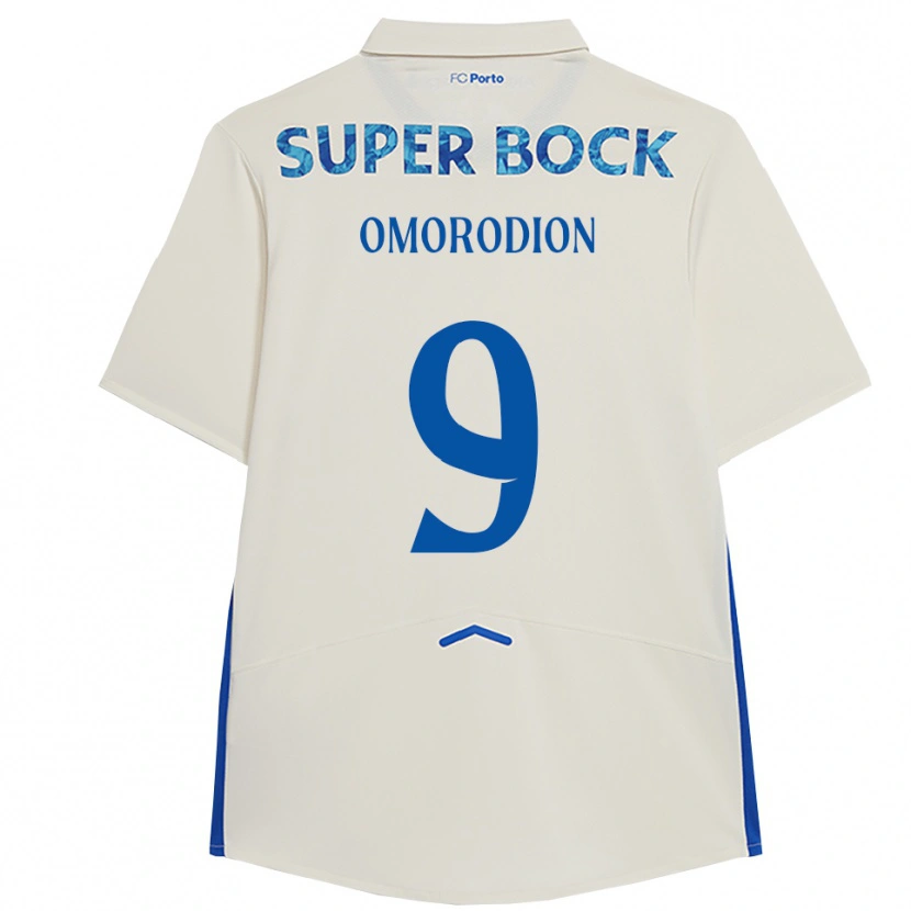 Danxen Herren Samu Aghehowa #9 Weiß Blau Ausweichtrikot Trikot 2025/26 T-Shirt