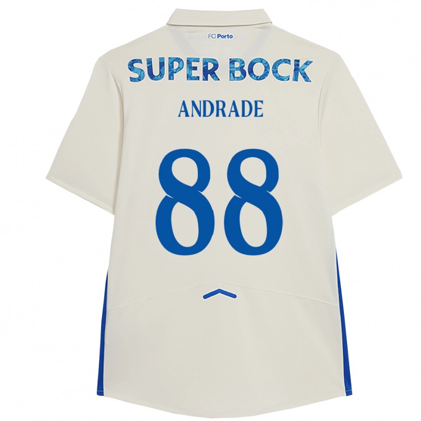 Danxen Herren Domingos Andrade #88 Weiß Blau Ausweichtrikot Trikot 2025/26 T-Shirt