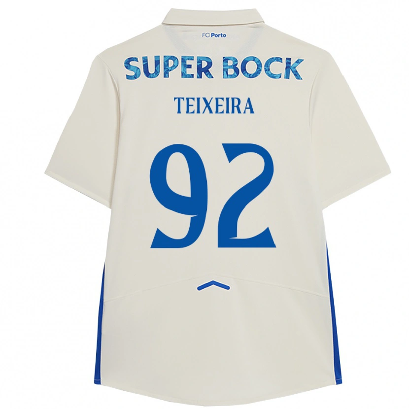 Danxen Herren João Teixeira #92 Weiß Blau Ausweichtrikot Trikot 2025/26 T-Shirt
