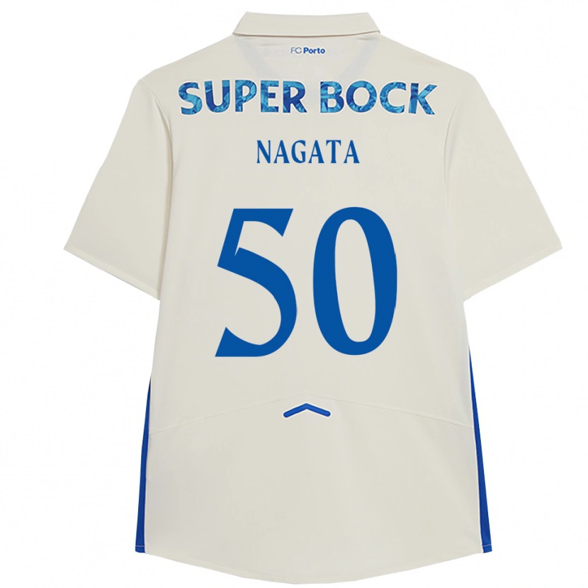 Danxen Herren Kotaro Nagata #50 Weiß Blau Ausweichtrikot Trikot 2025/26 T-Shirt