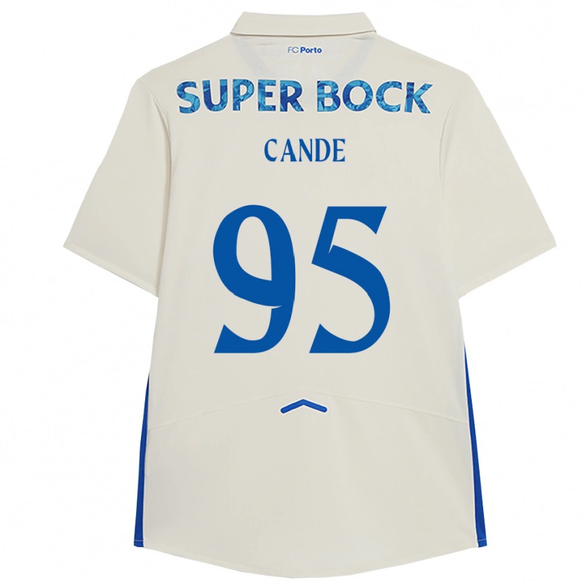 Danxen Herren Anhá Cande #95 Weiß Blau Ausweichtrikot Trikot 2025/26 T-Shirt