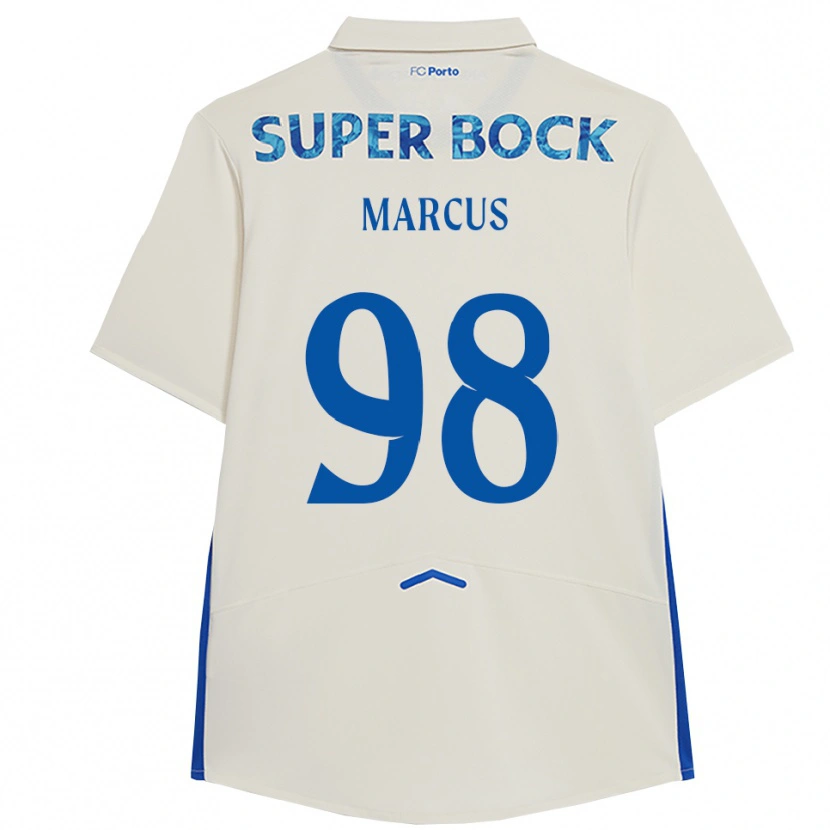 Danxen Herren Abraham Marcus #98 Weiß Blau Ausweichtrikot Trikot 2025/26 T-Shirt