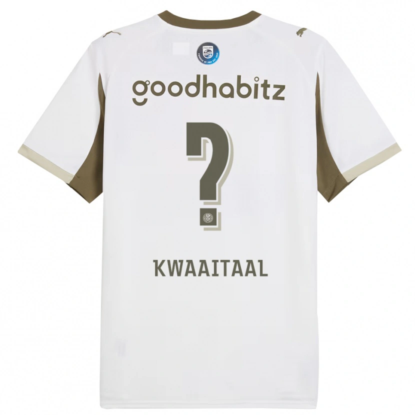 Danxen Herren Julian Kwaaitaal #0 Weiß Grau Ausweichtrikot Trikot 2025/26 T-Shirt