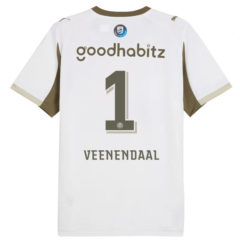 Danxen Herren Sari Van Veenendaal #1 Weiß Grau Ausweichtrikot Trikot 2025/26 T-Shirt