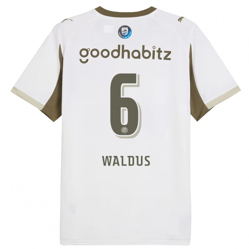 Danxen Herren Maruschka Waldus #6 Weiß Grau Ausweichtrikot Trikot 2025/26 T-Shirt
